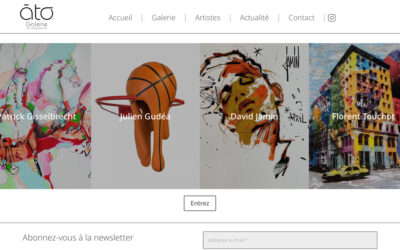 Octoprint accompagne la Galerie ATO dans la création de son site internet